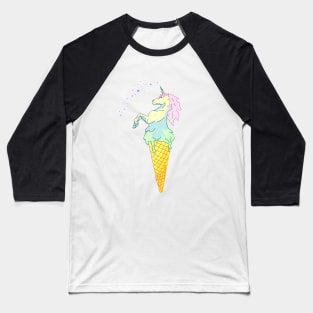 unicorn ice cream Baseball T-Shirt